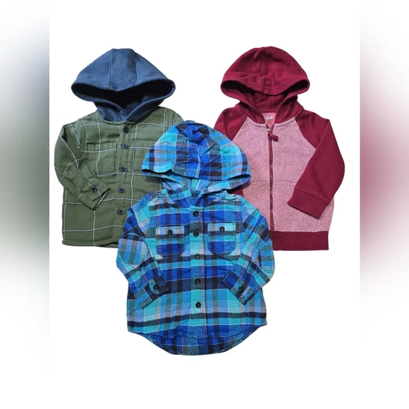 Bundle Lot Baby Boys Hoddies/Jackets Size 12/18 Months - Picture 1 of 9